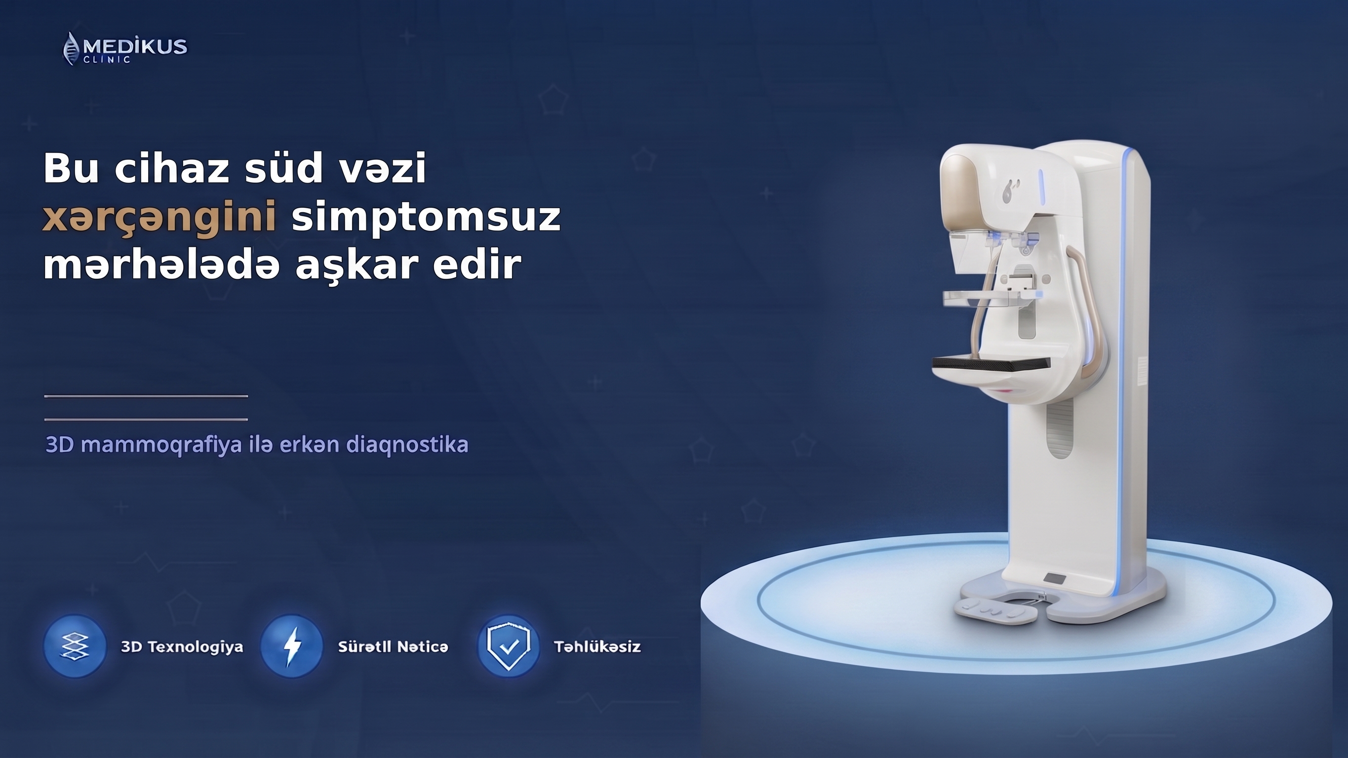 3D Rəqəmsal Mammoqrafiya ilə erkən diaqnostika